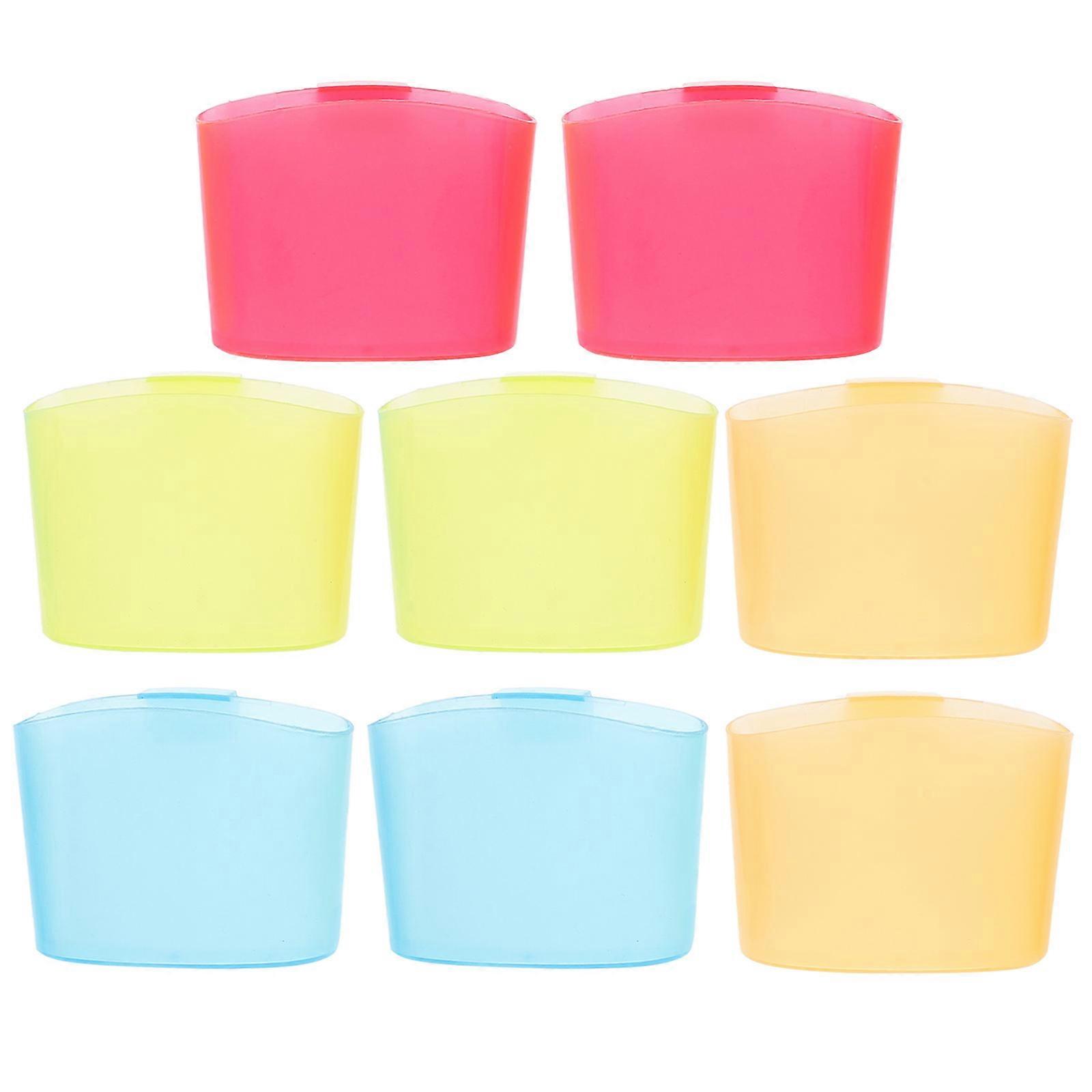 Hook on Tea Bag Holder for Mug 8Pcs Assorted Color Practical Design