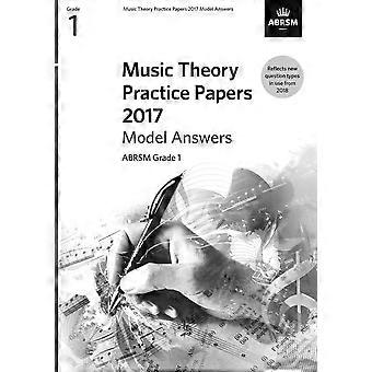 Musiikin teoriaa käytännön paperit 2017 malli vastauksia, ABRSM luokan 1 - teoria musiikki tutustumis & vastauksia (ABRSM) (Sheet music)