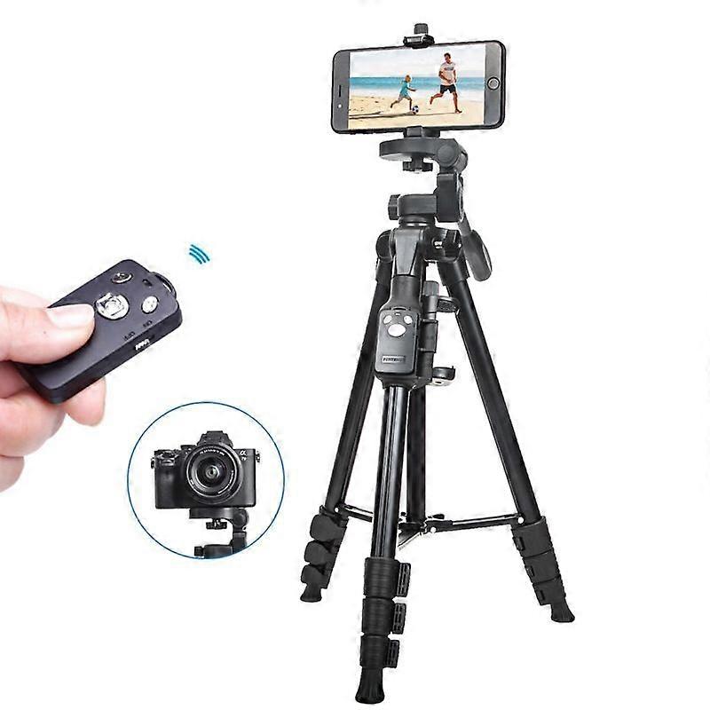 Camera Tripod With Mobile Phone Bluetooth Remote Control