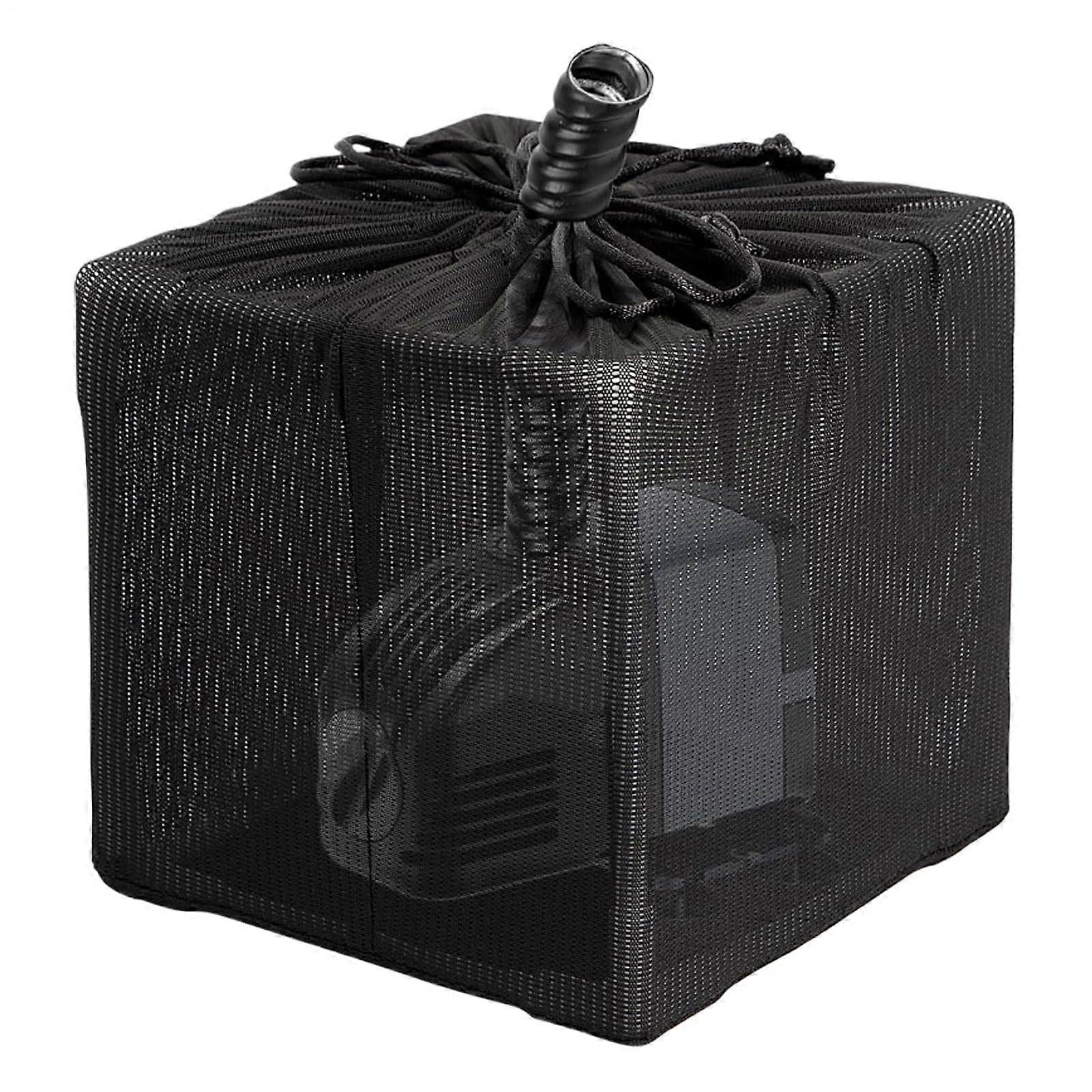 Fine Mesh Pond Filter Bag for Aquarium Pump, AntiClogging Design with Secure Drawstring, Reusable Polyester 10.24in