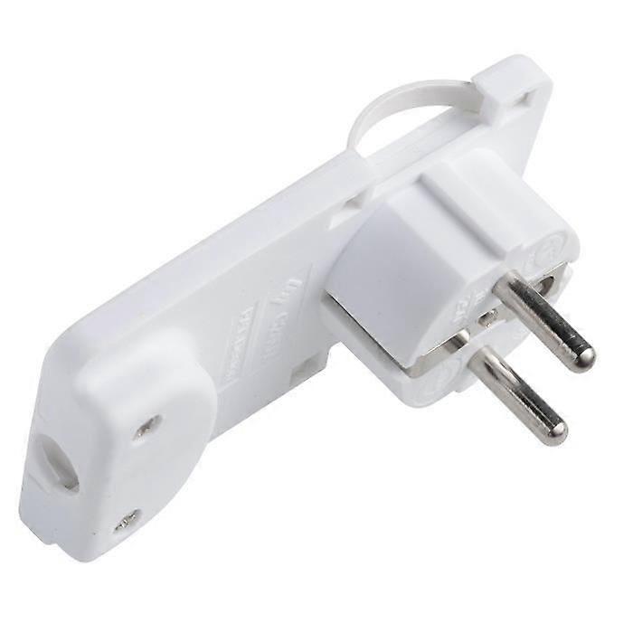 SCHUKO ANGLED POWER PLUG WHITE, FORM: FLAT MICROCONNECT W125876225