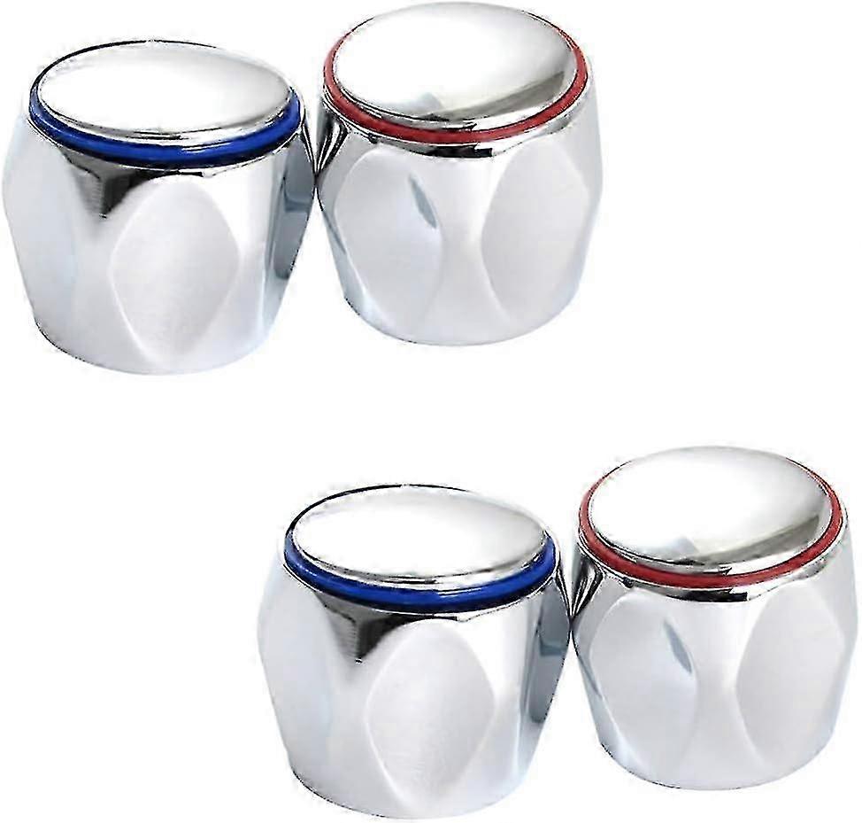 Faucet Accessories - Hot Cold Faucet Handle Index Knobs