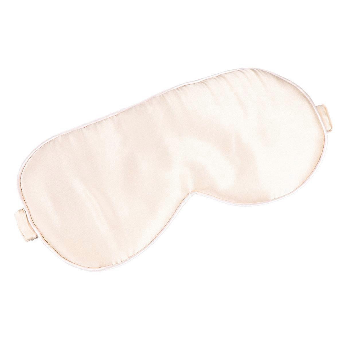 Sleeping Eye Mask Silk Eyeshade for Light Blocking 2Pcs Comfortable Blindfold