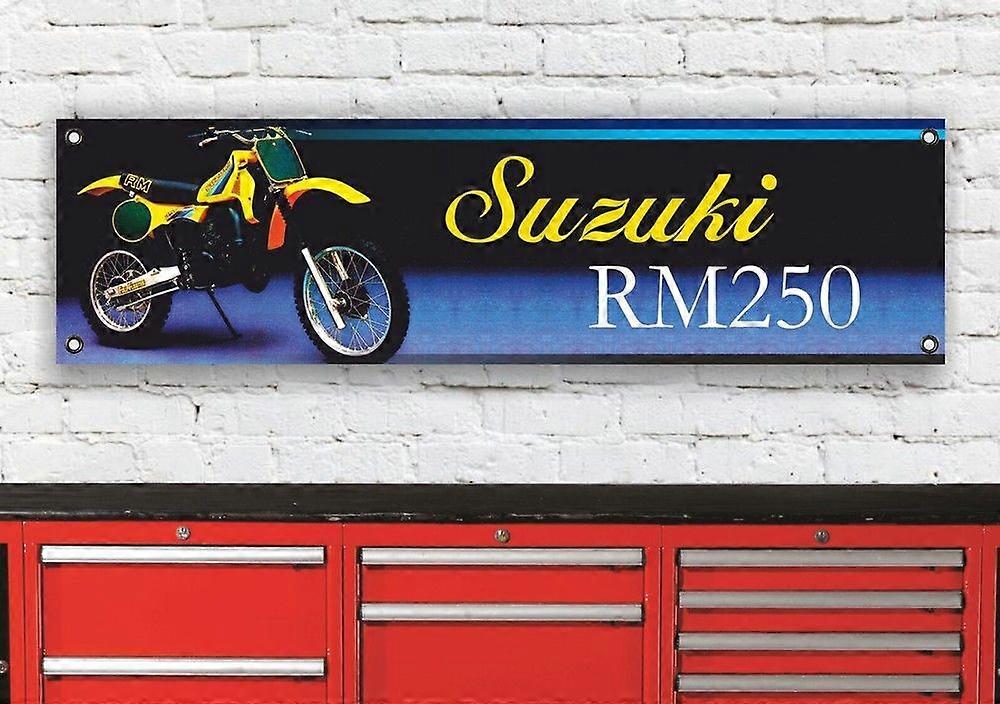 SUZUKI RM250 BANNER FB0139