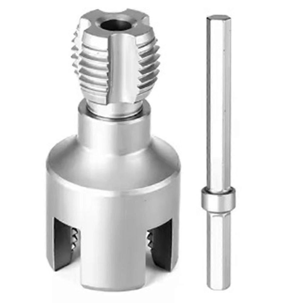 DN15 DN20 Pipe Threading Tool Hex Shank Die Internal External Threads 4 Points Pvc Pipe Threader PPR Water Pipe Opener