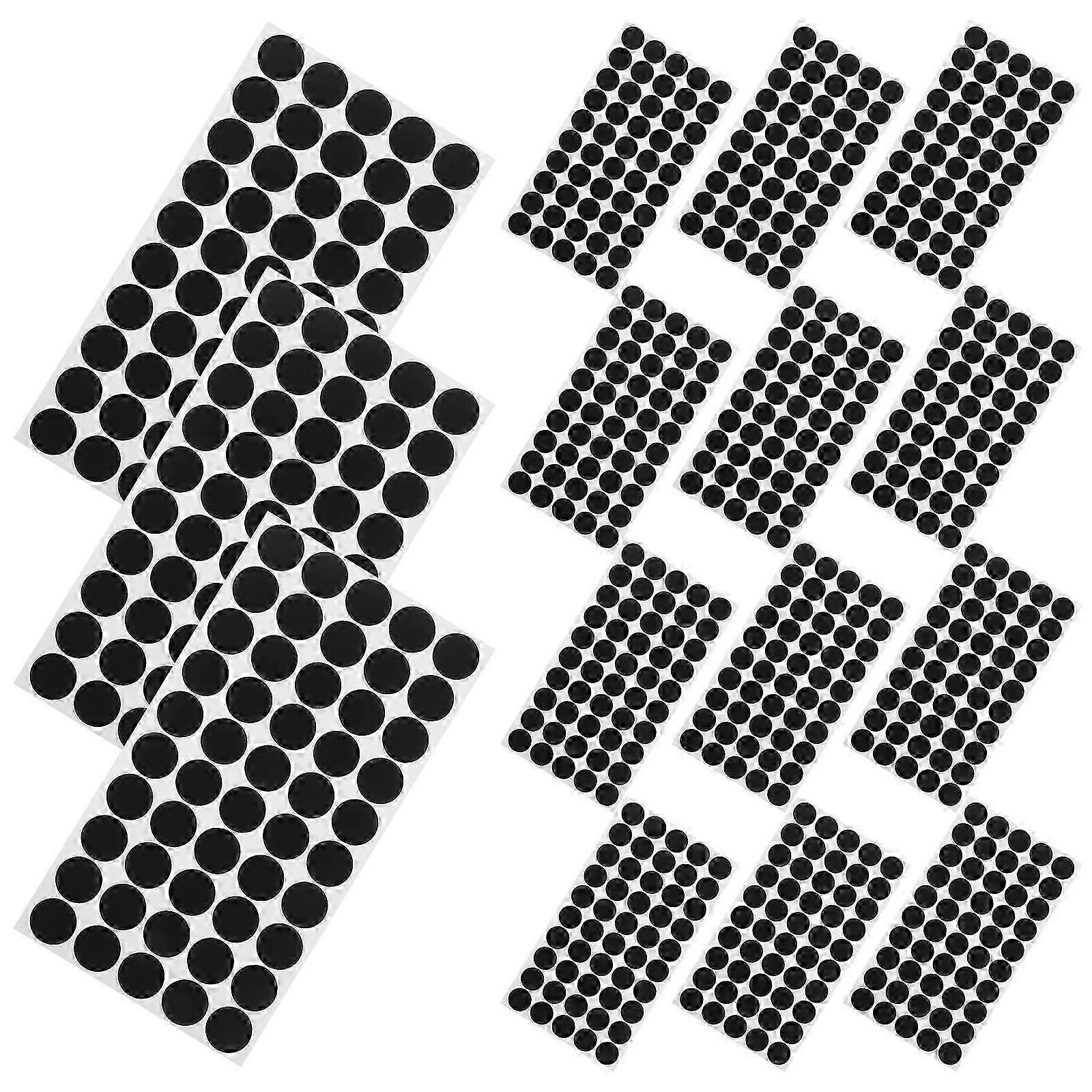 LED Dimming Stickers Black Pet Round Sheets for Electronics Blocking 50 Sheets