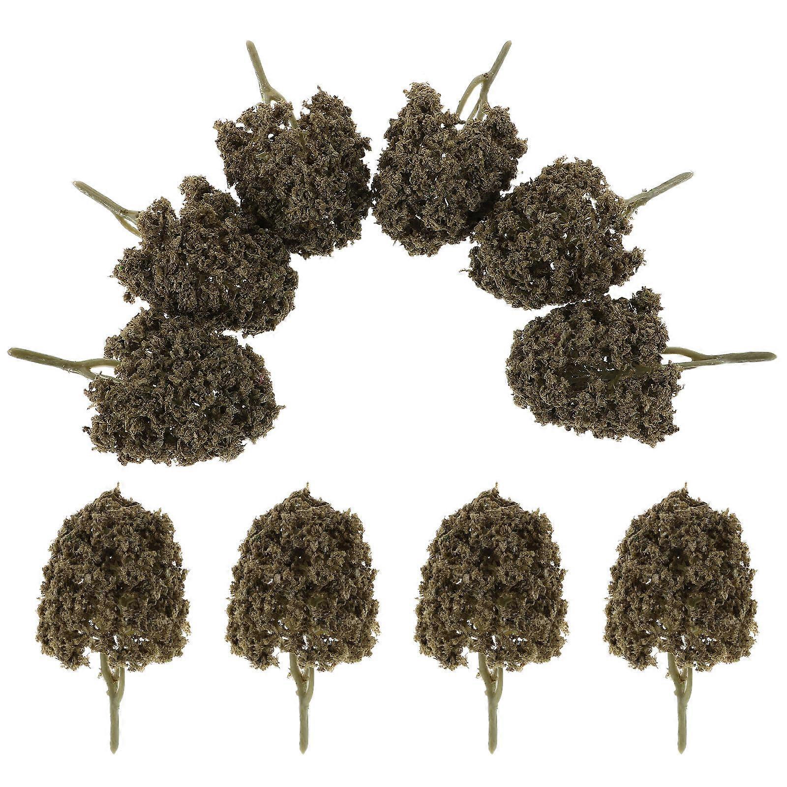 Realistic Micro Landscape Artificial Trees for Crafts 10Pcs Plastic Model