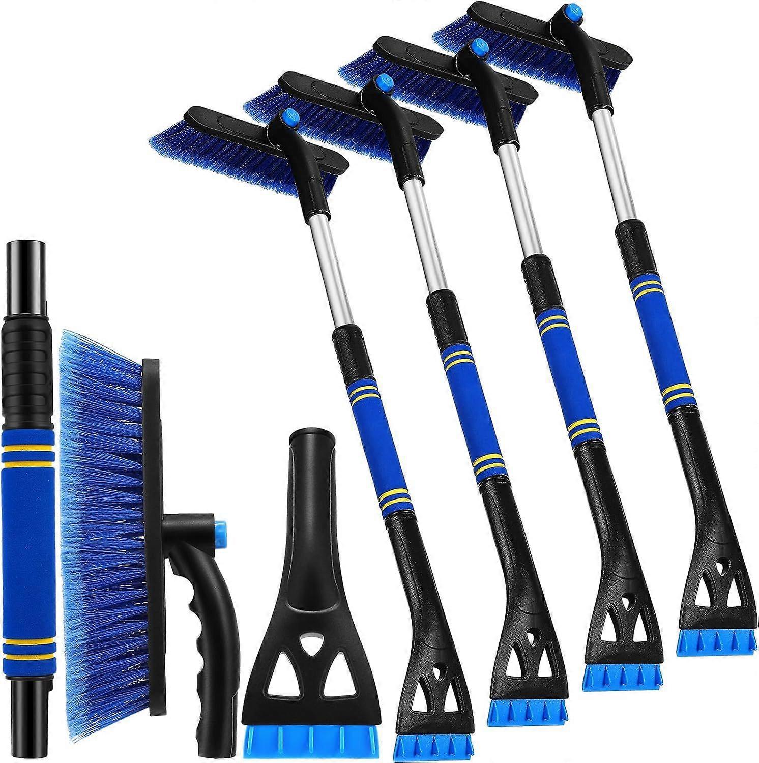 This set includes a 30.7-inch retractable car windshield de-icing scraper with a