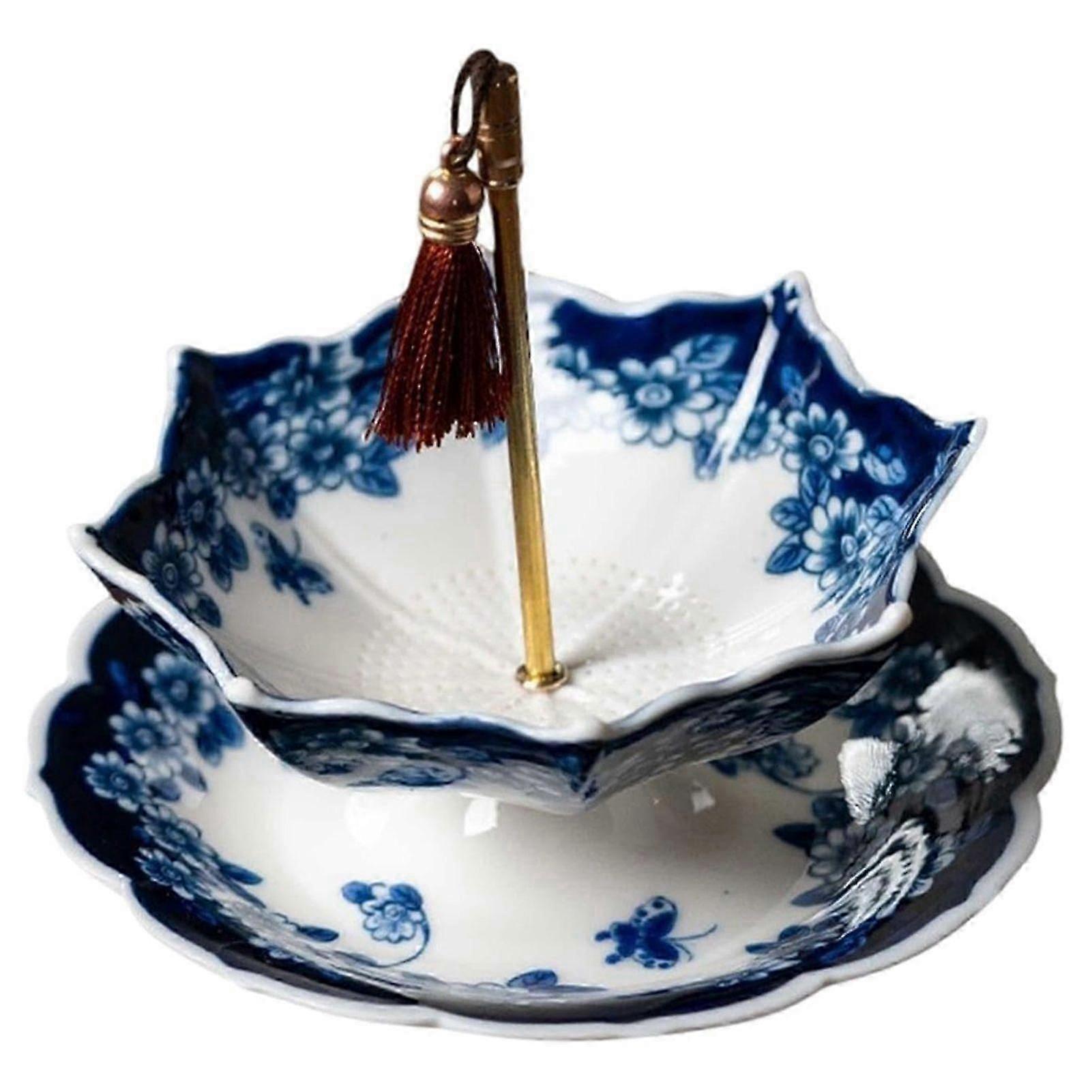 High-Temperature Ceramic Umbrellas Tea Strainer