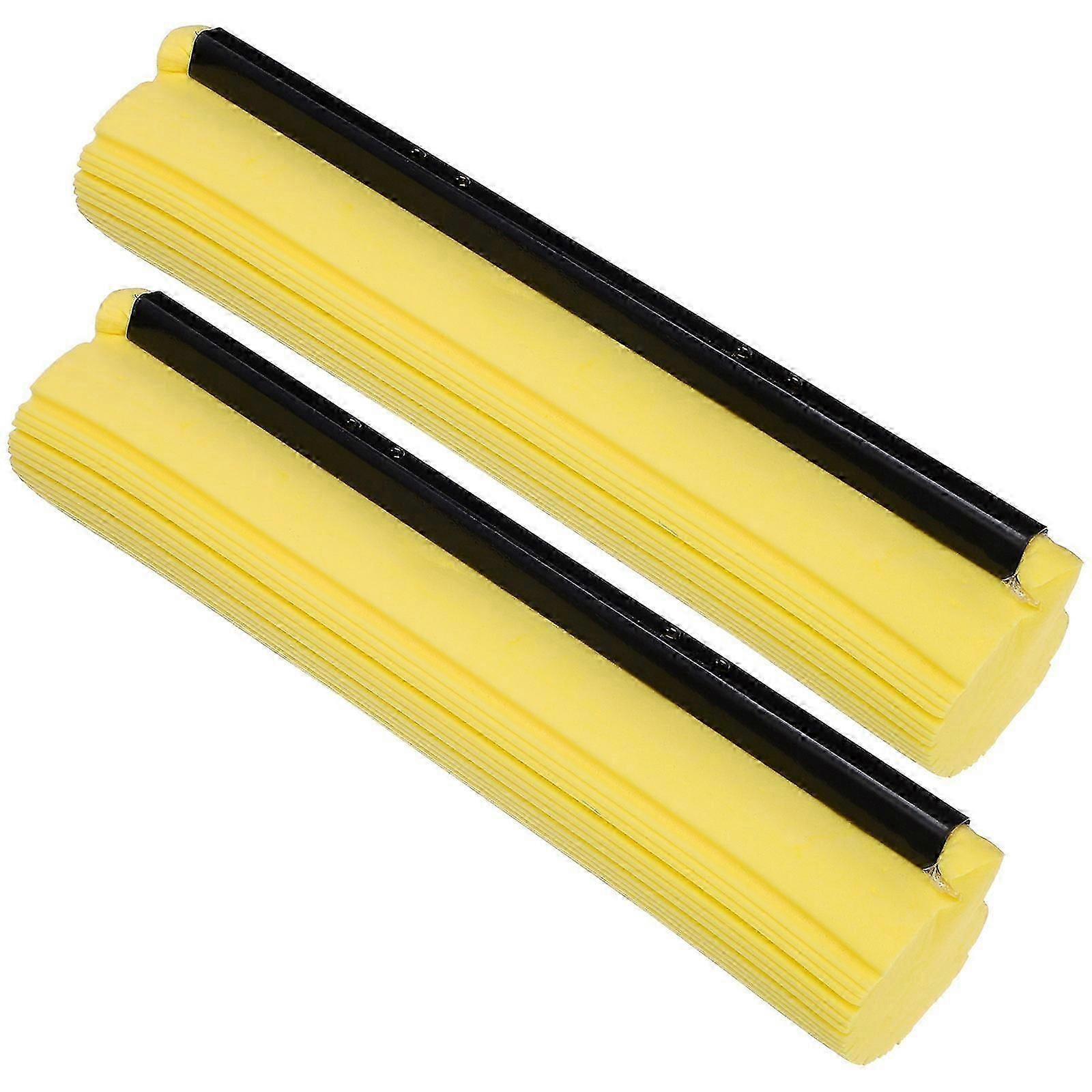 Mop Head Refill | PVA Sponge Roller | 27cm | Yellow | 2Pcs