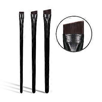 Set di pennelli per eyeliner e sopracciglia - Pennelli piatti ultra sottili, angolati e a punta fine per una colorazione e una definizione di precisione.
