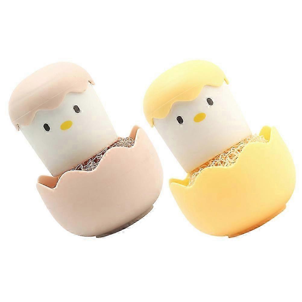 Kitchen Dish Cleaning Brush Set | 2Pcs Practical Washing Tools
