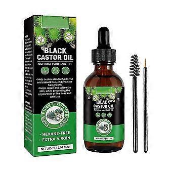 Black Castor Oil, Natural Jamaican Black Castor Oil, Black Castor Oil For Eyelashes And Eyebrows, Pure Black Castor Oil