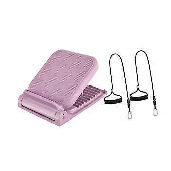 Purple Inclination Board for Leg Strength Training with Drawcord