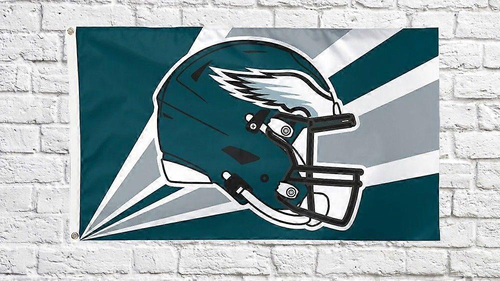 Drapeau de casque de football américain des Eagles de Philadelphie (NFL) AG00372