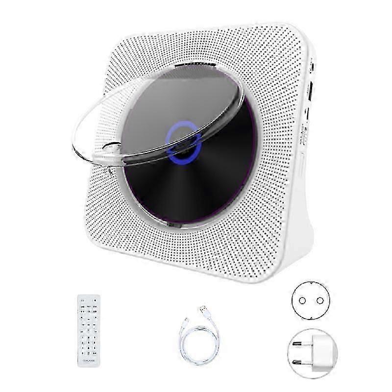 Rechargeable CDs Player with HiFi Speaker Includes Remote Controls