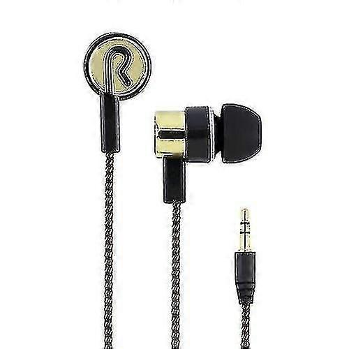 Braided Wiring In-ear Plating Headset Mobile
