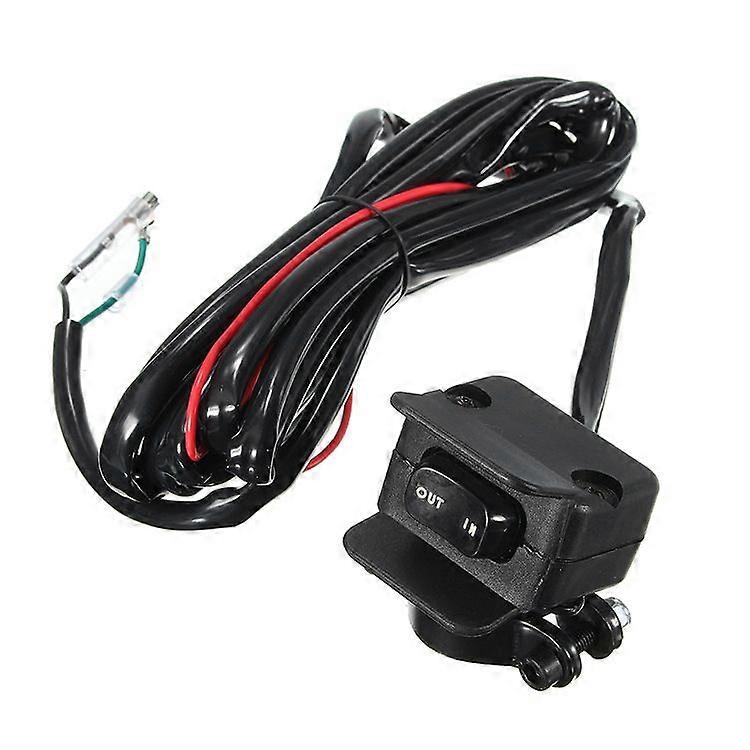 12V Winch Toggle Switch with Mounting Bracket and Control Line Kit for ATV UTV Electric Winch