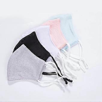 Sports Face Mask with Rapid Cooling Effect, Breathable Mesh, QuickDrying Comfort, Adjustable Gray for Gym and Cycling
