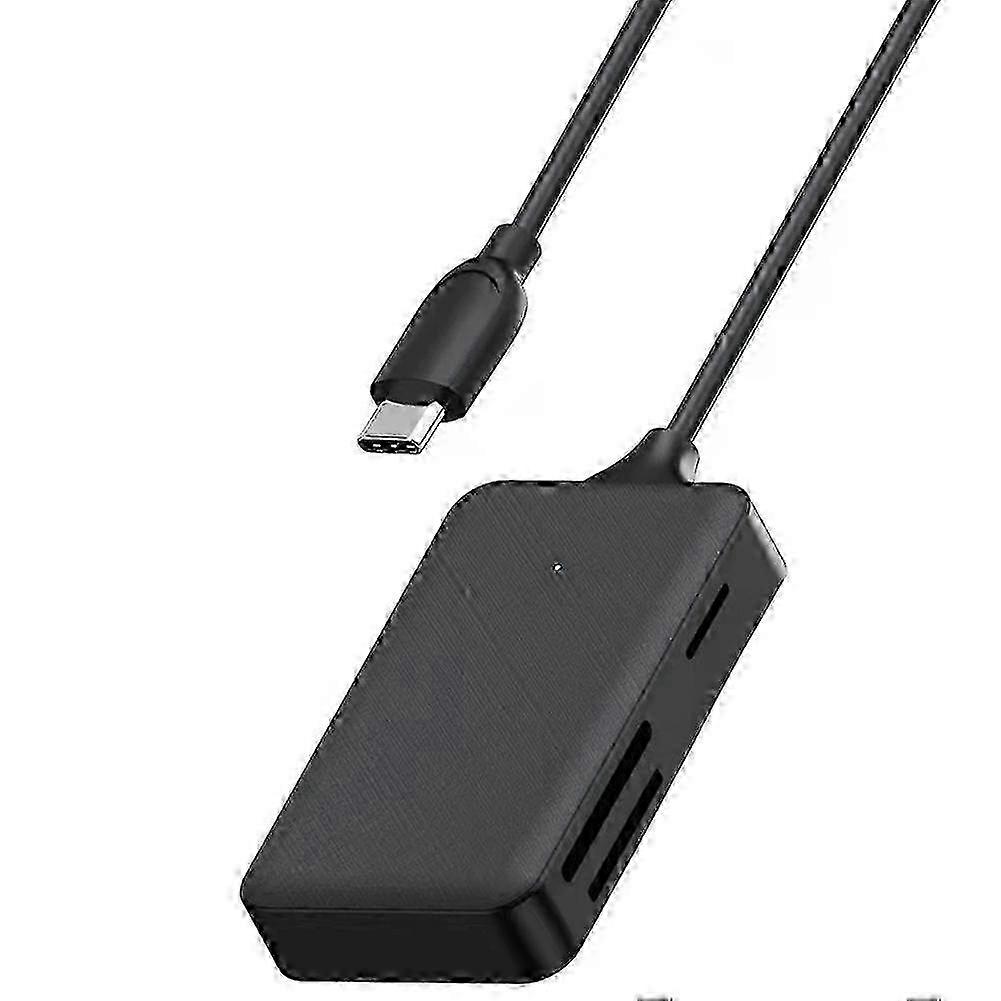 4-in-1 Card Reader Type C SD Micro-SD TF CF MS Memory Card Reader Adapter for Laptop PC Multi OTG Card Reader