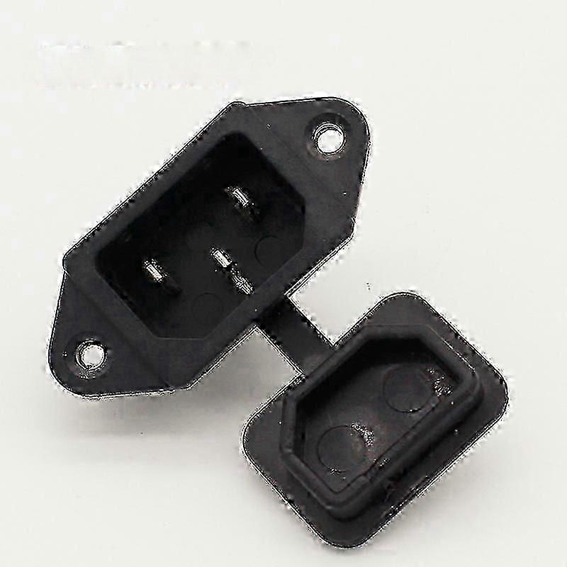 2PCS AC power socket,Fuse Switch with waterproof cover Connector MW
