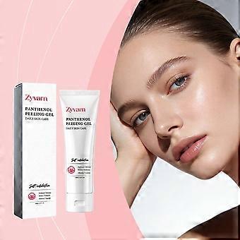 Gel peeling con estratto di foglie di Aloe Barbadensis e pantenolo, formula non irritante, trattamento per tutte le stagioni, ravviva l'incarnato spento, 100 ml