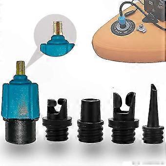Universal Pump Adapter with 4 Valve Nozzles for Inflatable Kayaks Paddle Boards Boats and Beds Air Valve Converter