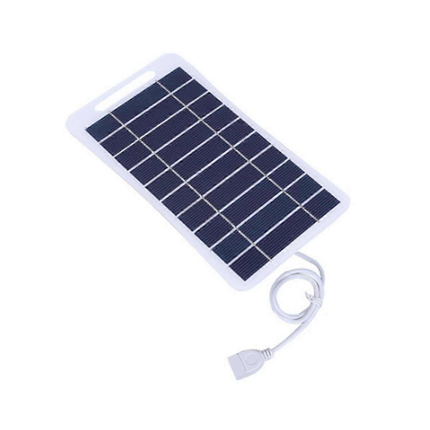 Portable Solar Panel 2W 5V with USB - Safe Charge Stabilizer
