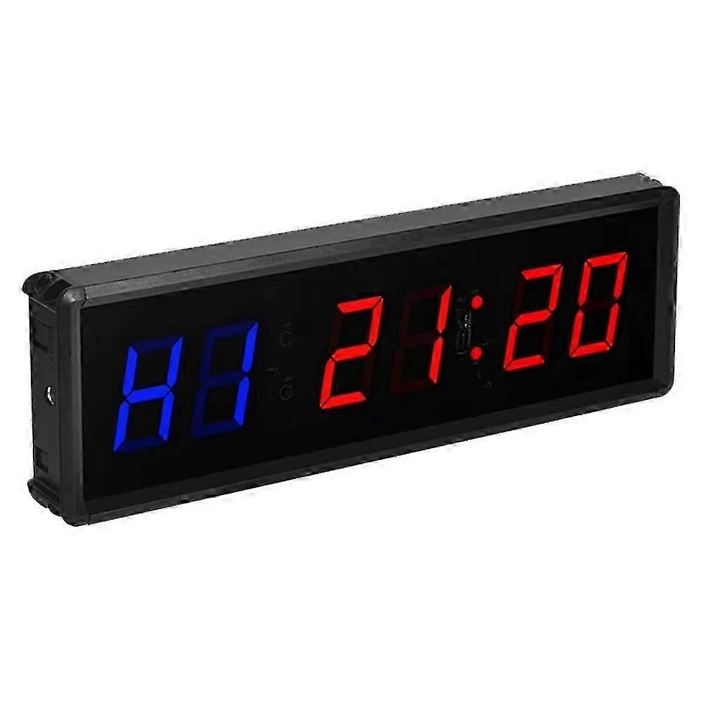Portable Gym Timer Count Down/Up Clock Remote Control Digital Timer Multifunctional Fitness Timer C