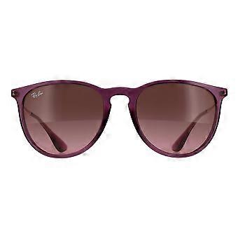 Ray-Ban Sunglasses RB4171 Erika 659114 Transparent Violet Pink Brown Gradient