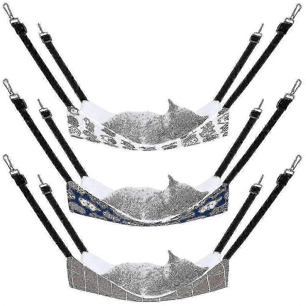 Reversible Cat Hanging Hammock With Adjustable Straps And Hooks L
