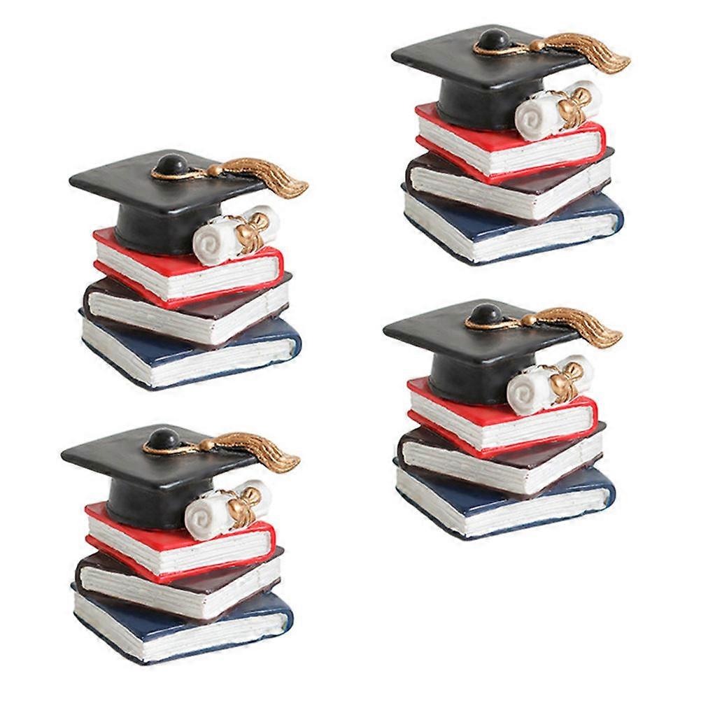 Decorazioni per torte a forma di libro, 4 pezzi.