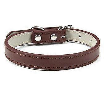 1 Piece Dog Collars Adjustable Color Pet Collars PU Leather Neck Strap Cat Collars Soft Pet Supplies for DogsPet Leashes