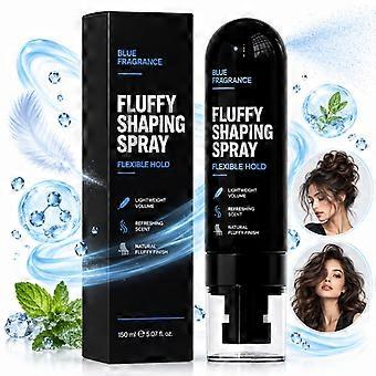 BlueScent Fluffy Hair Volumizing & Fixing Spray, Lätt och flexibel stadga, Omedelbart lyft från rötterna, Spänstigt och fylligt hår för daglig och festfrisyr