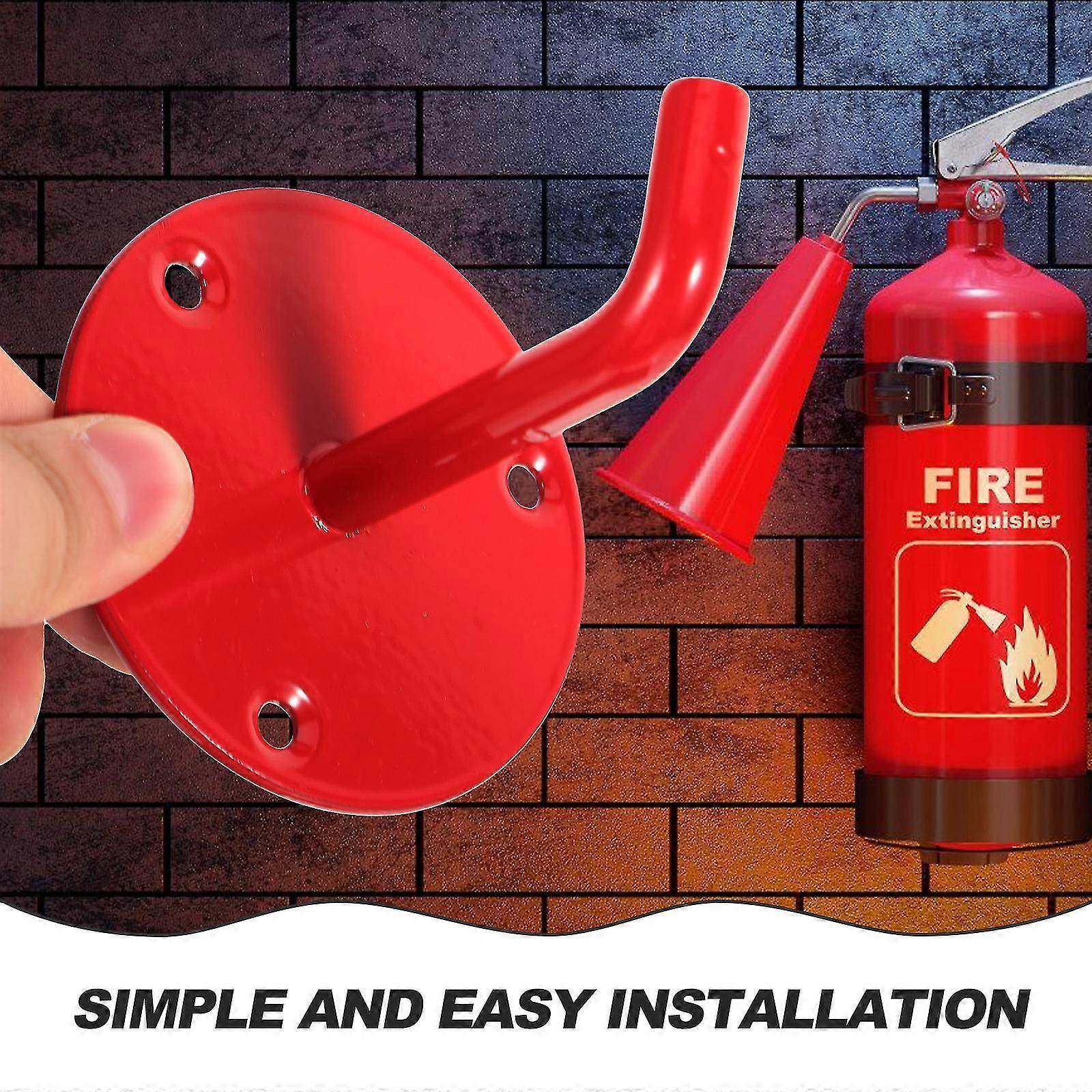 Fire Extinguisher Hook Wall Mount, Bracket with Spring Base, Compatible with Atv Utv