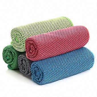 Conjunto de 4 Toalhas Refrescantes Niuniu, Toalha de Gelo de Microfibra 101,6 cm x 30,5 cm, Toalha Macia e Respirável para Absorver Suor