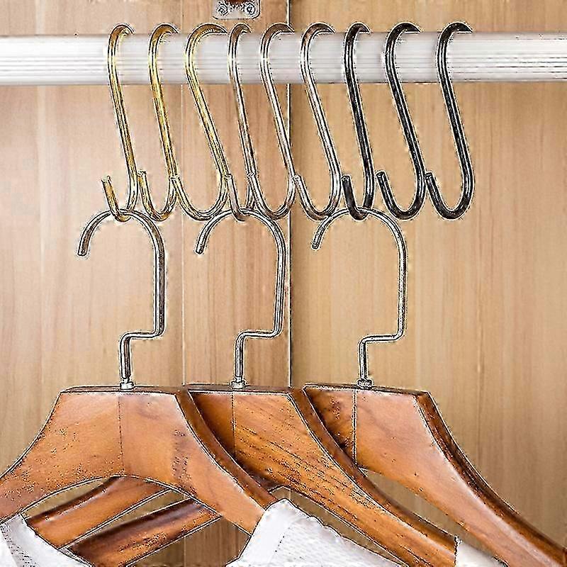 Retail-Grade S Hooks Iron Construction