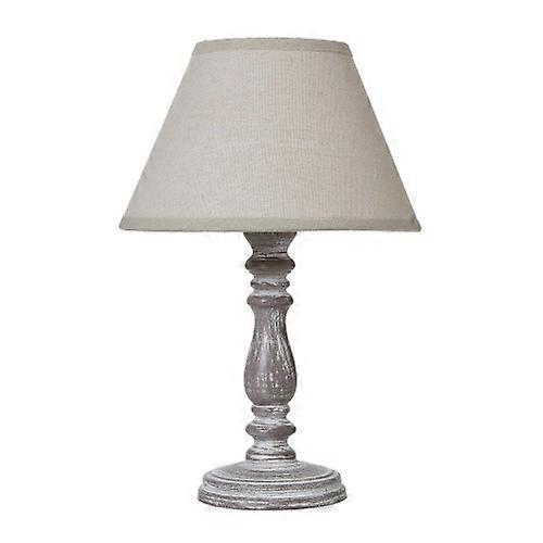 Hill Interiors Setia Column Linen Table Lamp