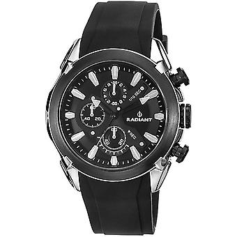 Radiant nouveau chronographe Quartz Analog Man Watch avec RA278702 Bracelet en caoutchouc