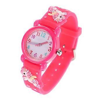 Montre pour enfants en 3D, de style cartoon, étanche, avec mouvement quartz. Montre pour enfants, bracelet de sport.