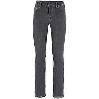 VERSACE COLLECTION V600367S Mens Denim Jeans Regular Fit Trouser Dark Grey Pants