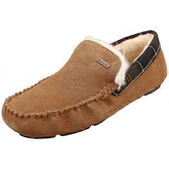 Barbour Monty Herren Slip On Schuhe in Camel