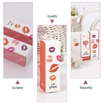 Lipstick Wrapping Box Paper Lipstick Box for Storage Use 100Pcs Pink