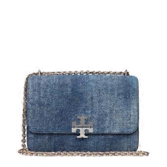 Tory Burch blu in pelle borsa a tracolla