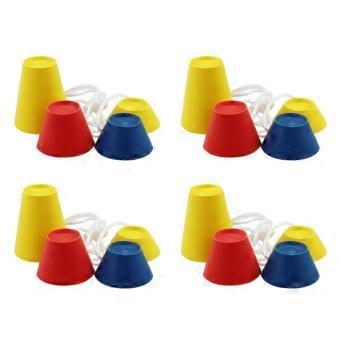 Jumbo Golf Tees van Rubber - Set van 16 Stuks, Diverse Hoogtes