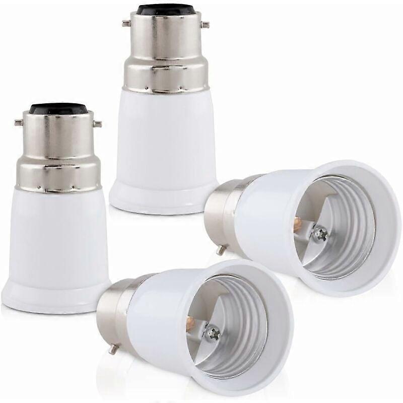 Flame-Retardant B22-to-E27 Bulb Adapter