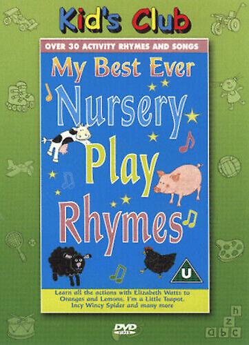 My Best Ever Nursery Play Rhymes DVD (2002) Elizabeth Watts cert U - Region 2