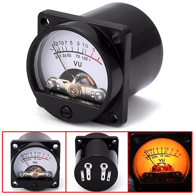 6-12V panel VU meter bulb warm back light recording audio level amp meter SHYTMV