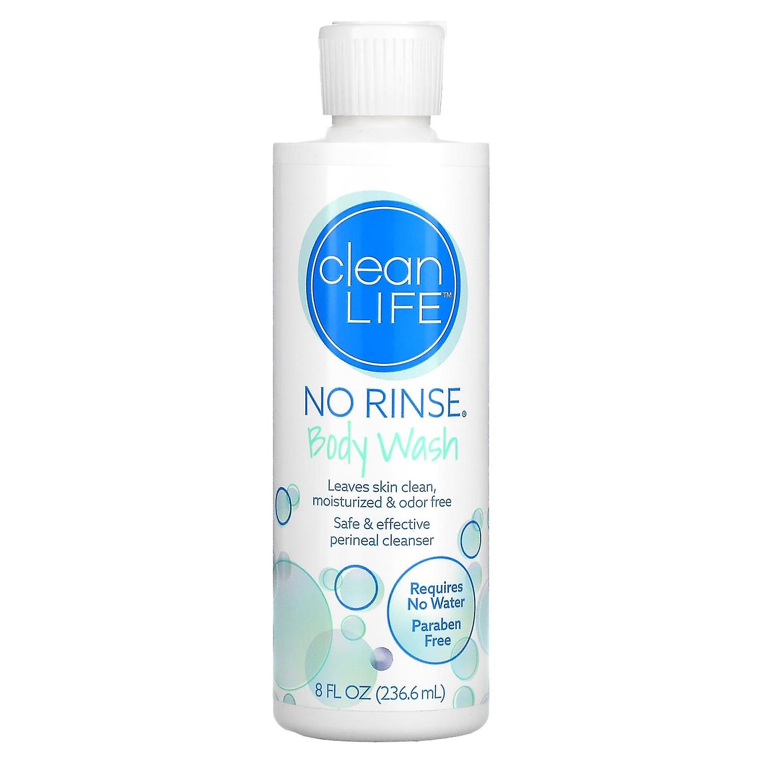 CleanLife, No Rinse Body Wash, 8 fl oz (236.6 ml)