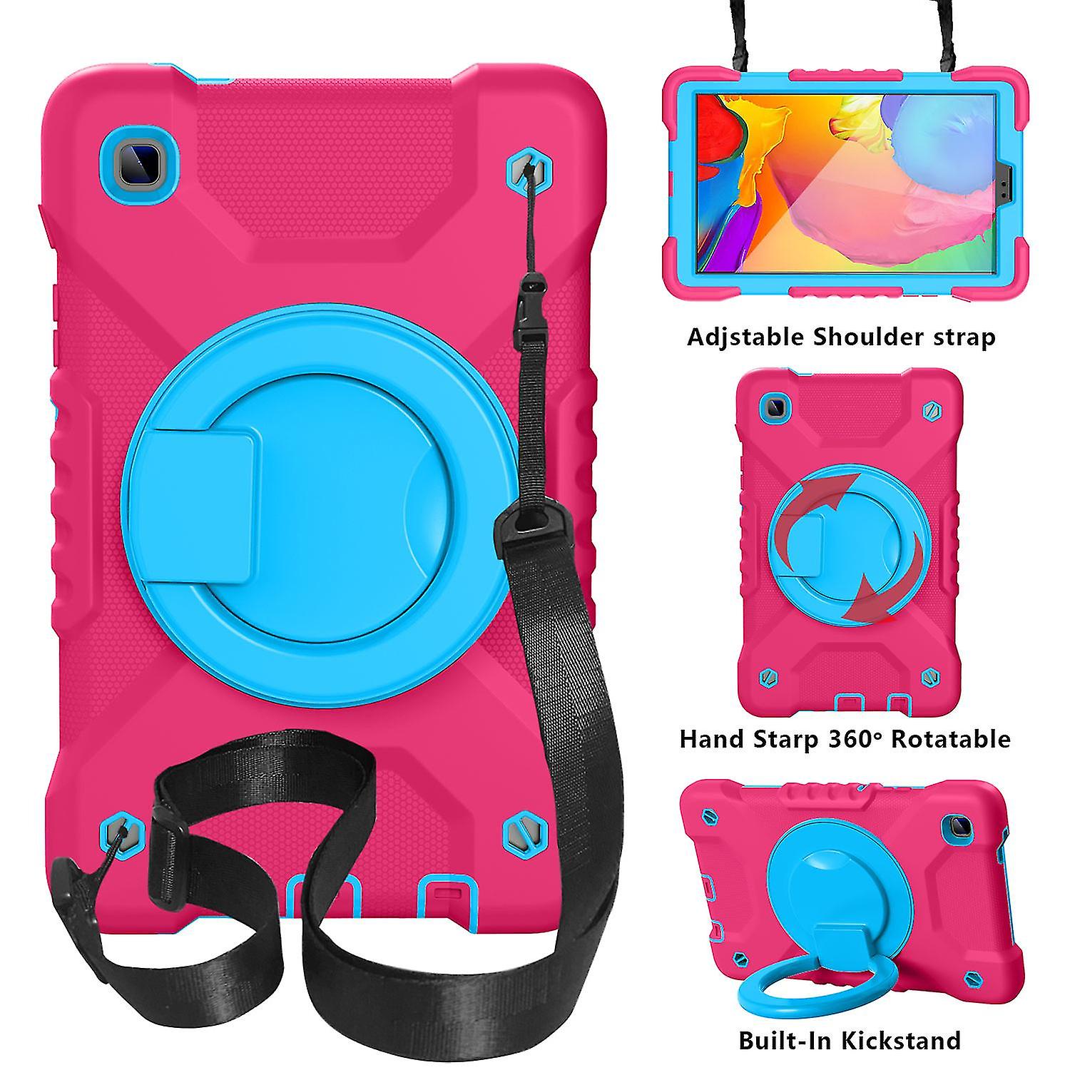 Shoulder Strap Case For Samsung Galaxy Tab A7 Lite T220/t225, 360hand Strap Rotating, Camera Protection, Shockproof